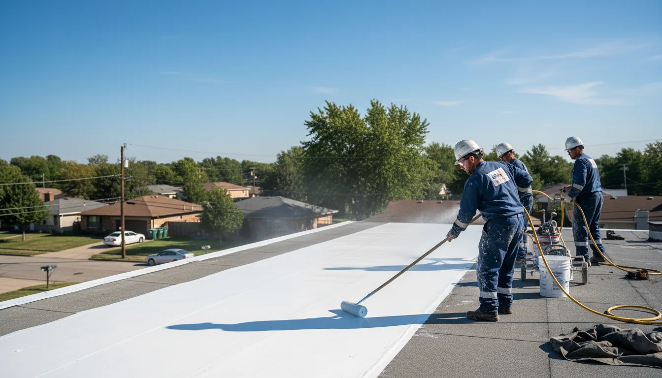 Commercial roof coating in Sherwood, ND near me